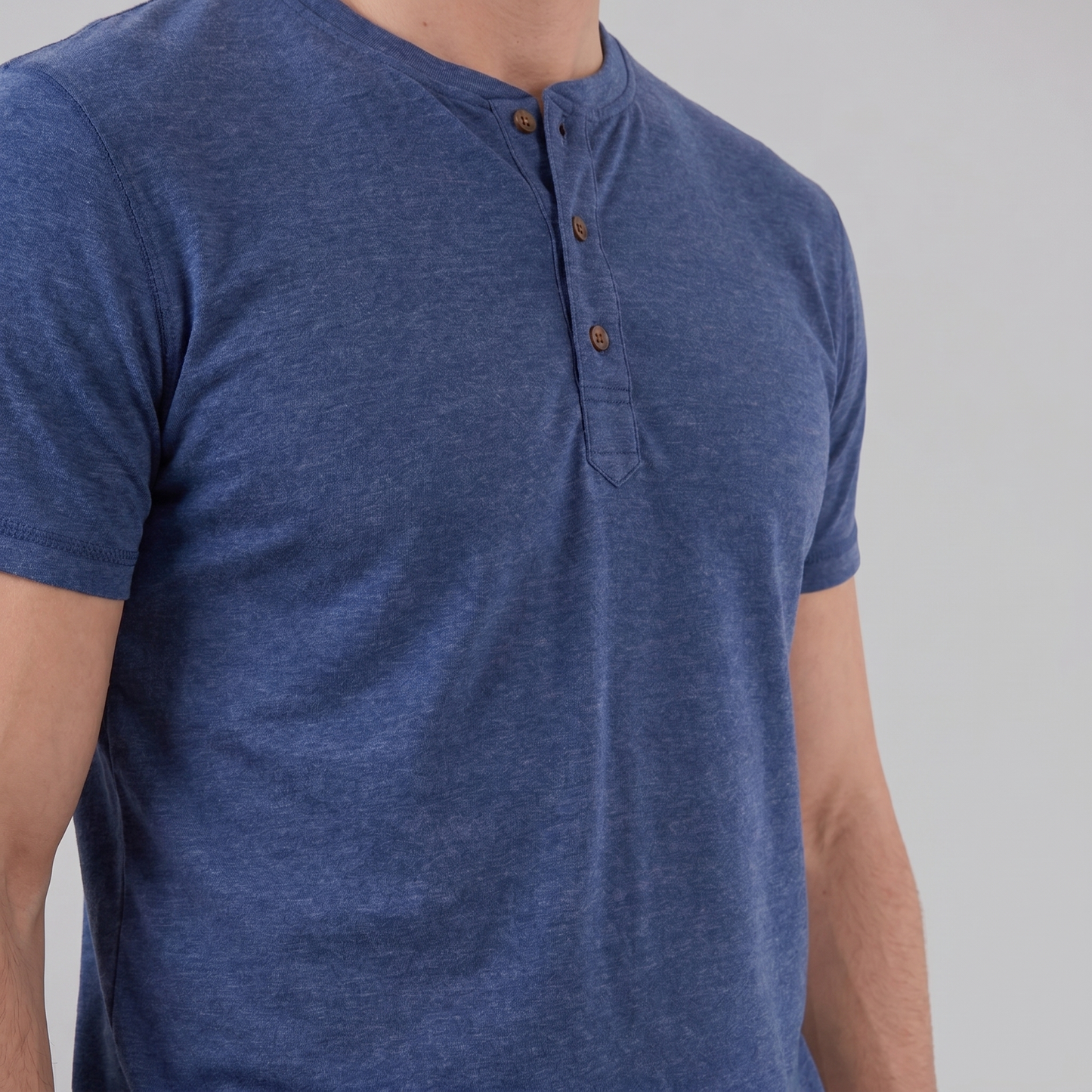Men's Short Sleeve Henley Shirt