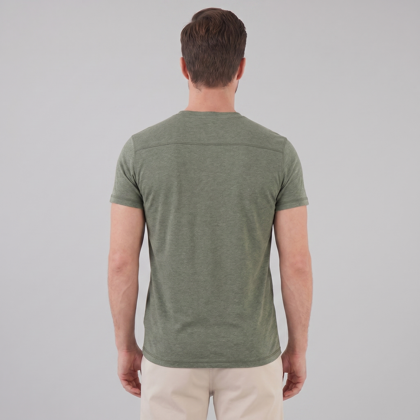 Men's Short Sleeve Henley Shirt