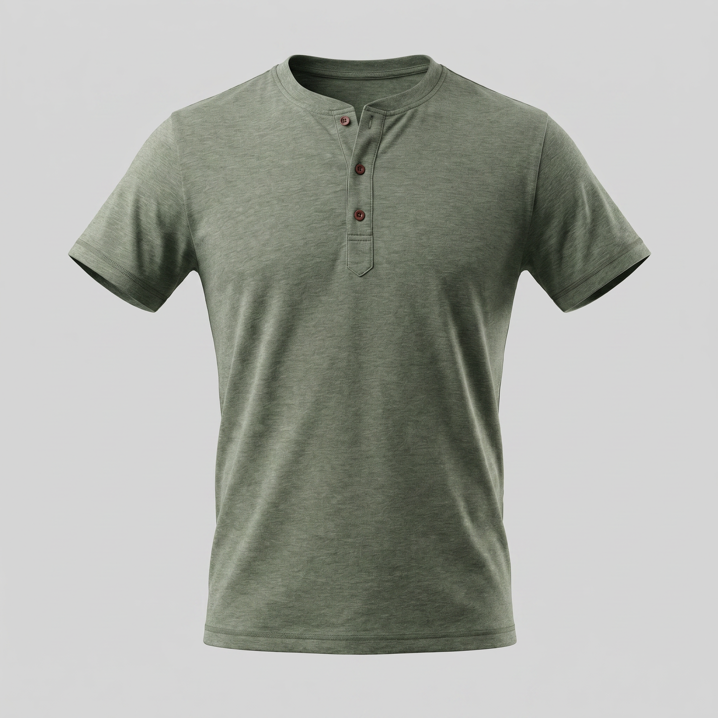 Men's Short Sleeve Henley Shirt