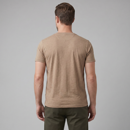 Men's Short Sleeve Henley Shirt