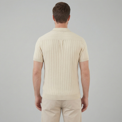 Men's Short Sleeve Knitted Shirt
