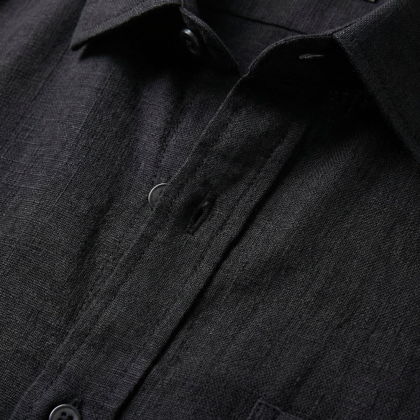 Men's Short Sleeve Linen Shirt