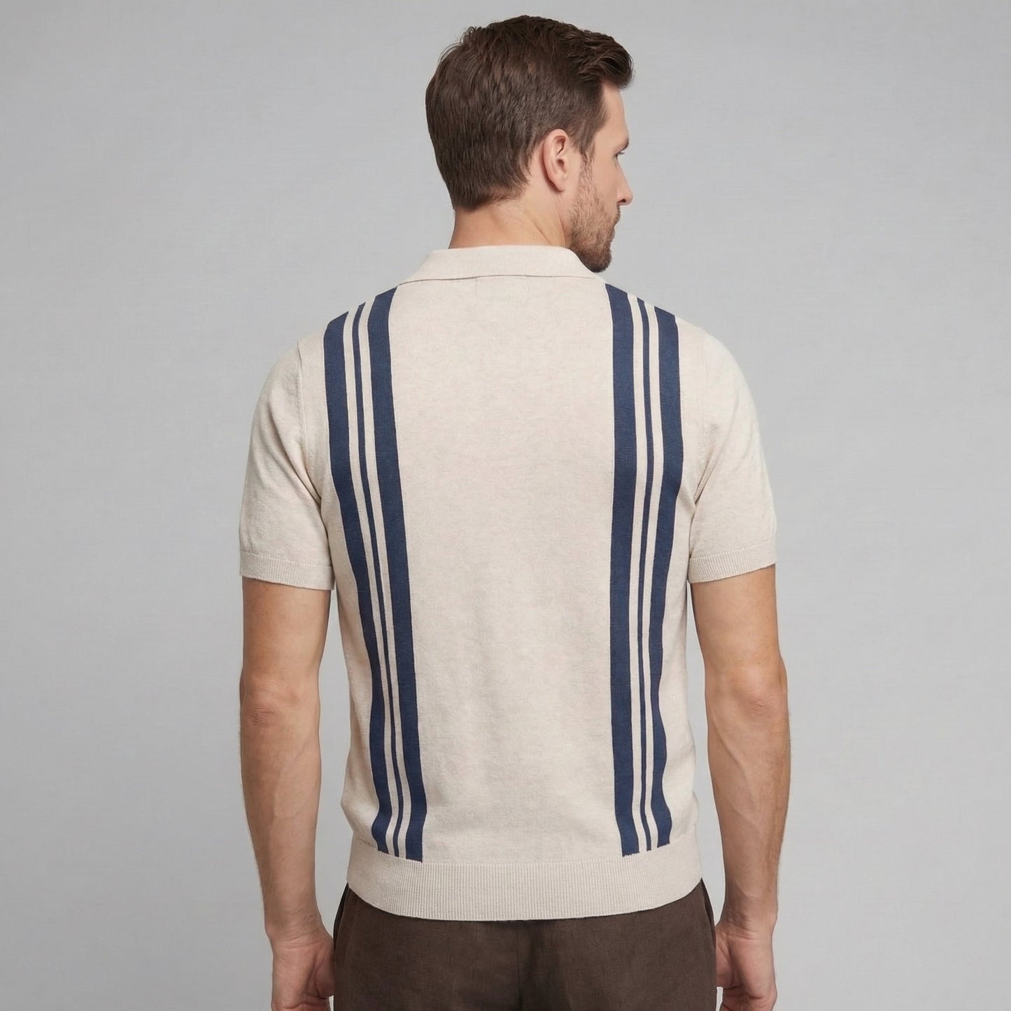Men's Short Sleeve Polo Shirt - Lightweight Breathable Style