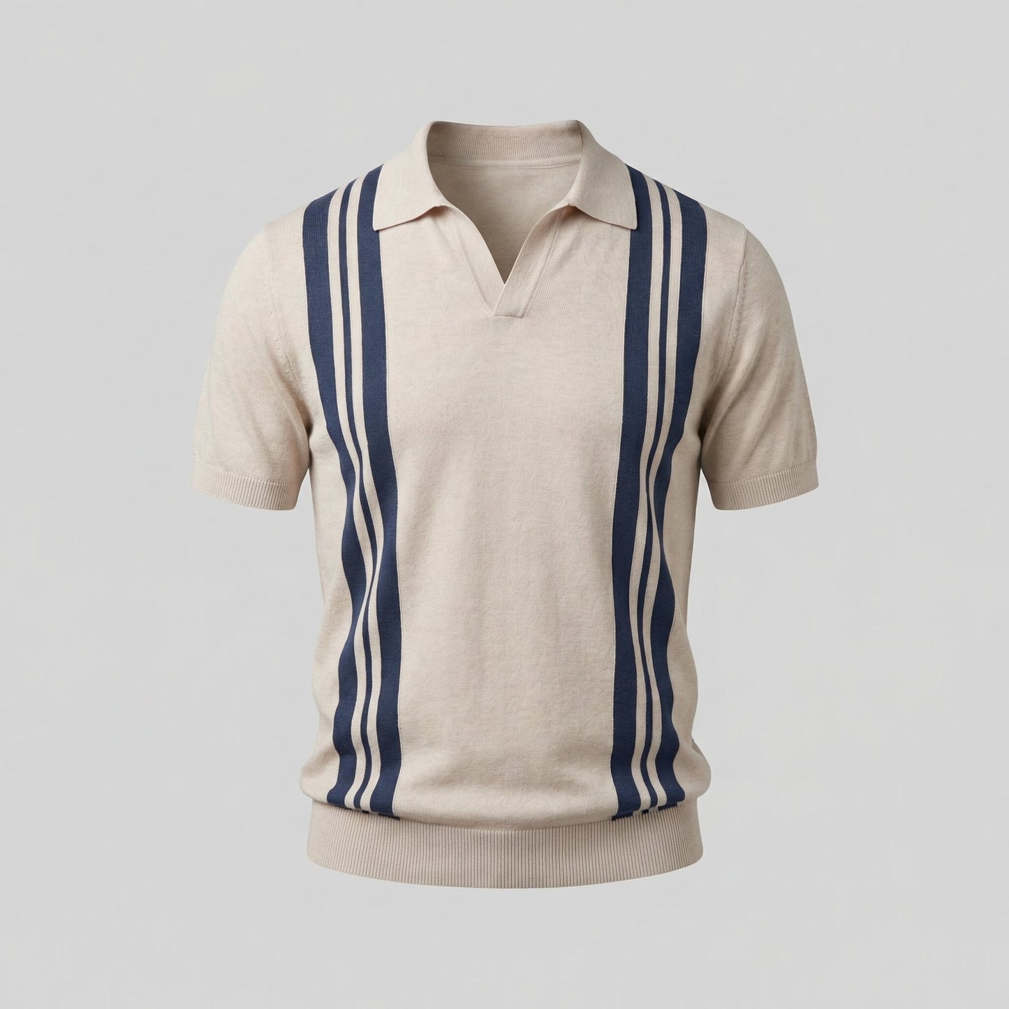Men's Short Sleeve Polo Shirt - Lightweight Breathable Style