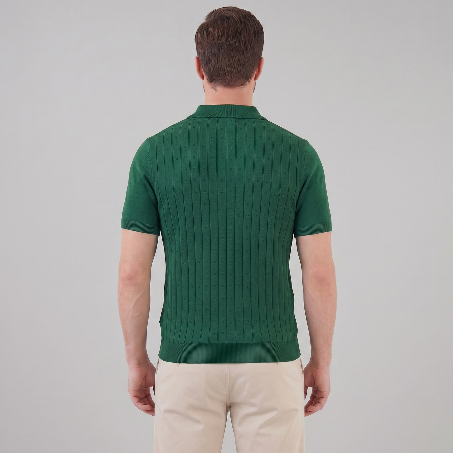Men's Short-Sleeved Casual Polo Shirt