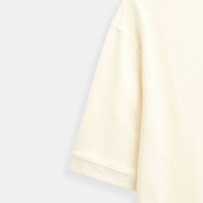 Men's Structured V-Neck Polo Shirt
