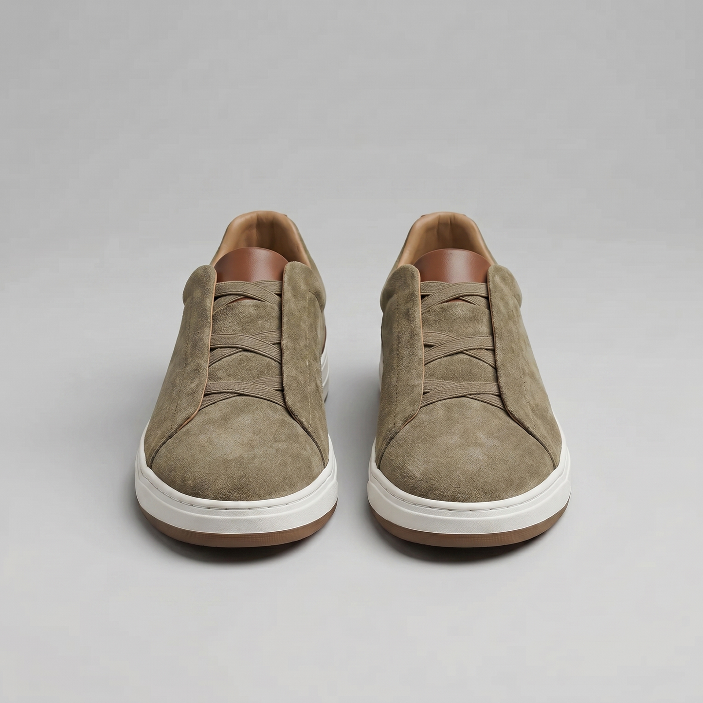 Men's Suede Slip-On Casual Sneakers