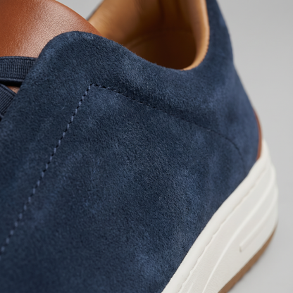 Men's Suede Slip-On Casual Sneakers