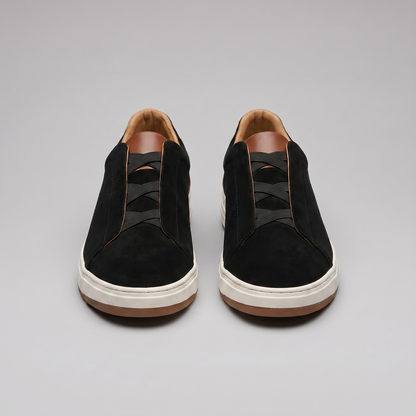 Men's Suede Slip-On Casual Sneakers