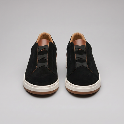 Men's Suede Slip-On Casual Sneakers