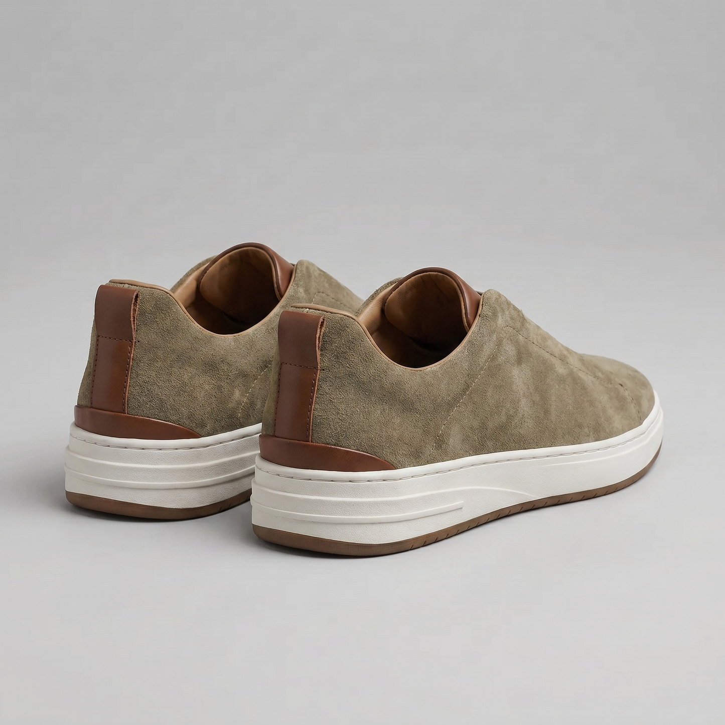 Men's Suede Slip-On Casual Sneakers