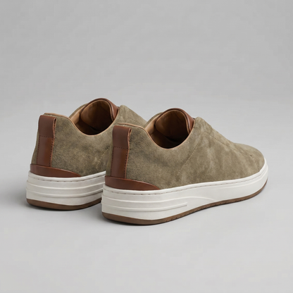 Men's Suede Slip-On Casual Sneakers