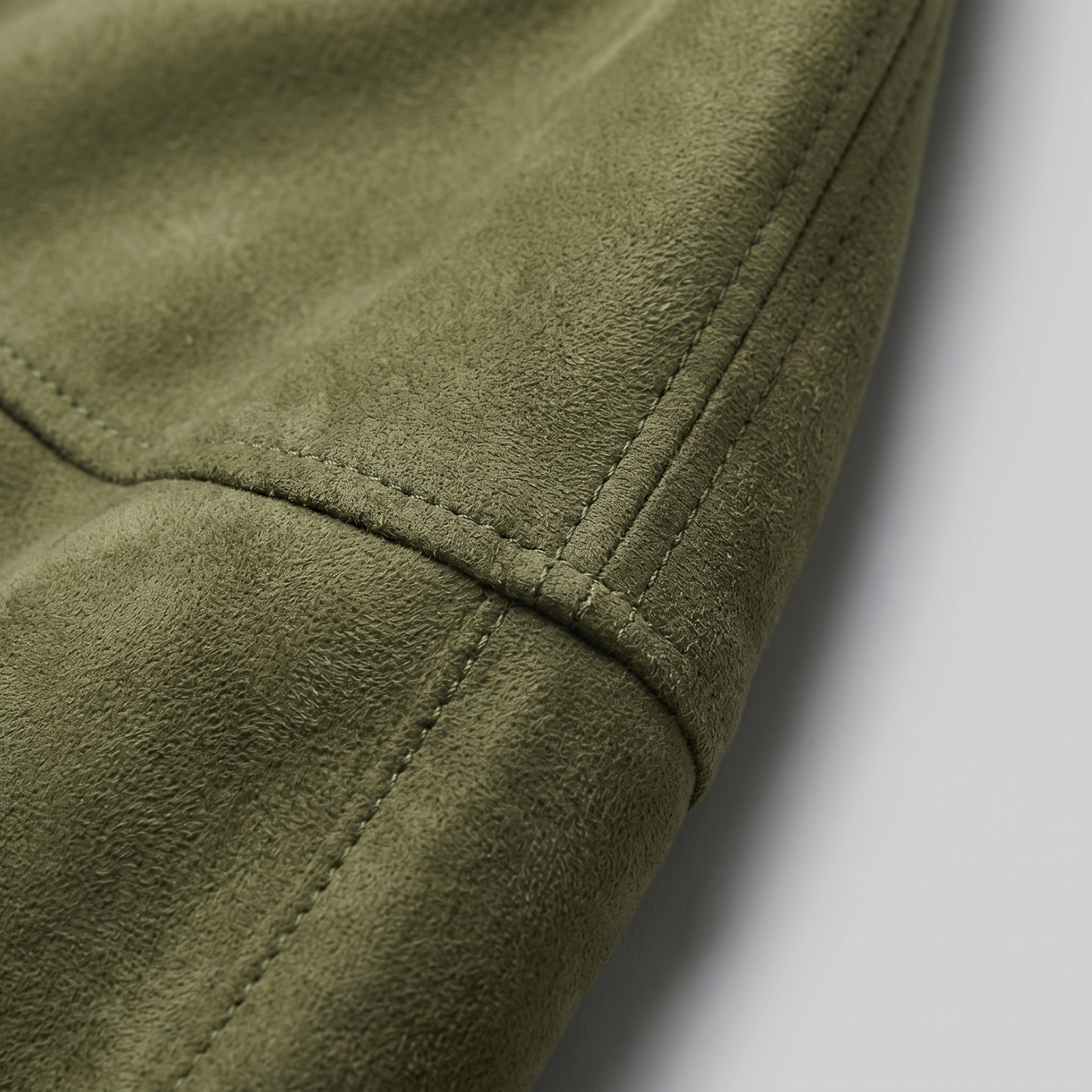 Men's Suede-Touch Bomber Jacket