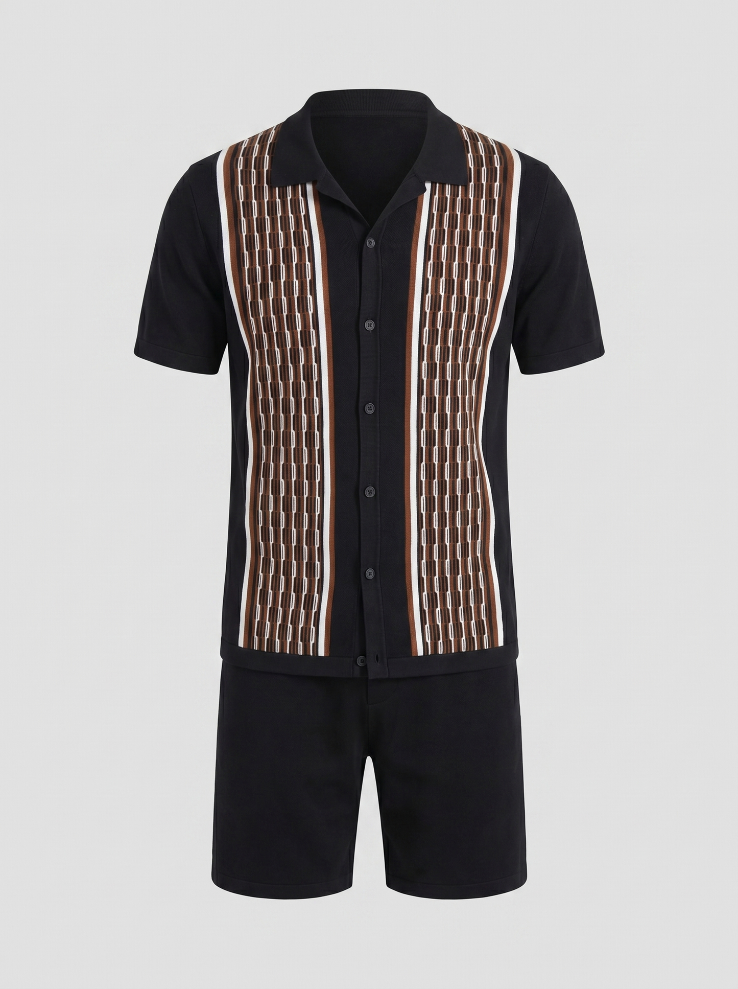 Men's Summer Set - Short Sleeve Shirt and Shorts Set