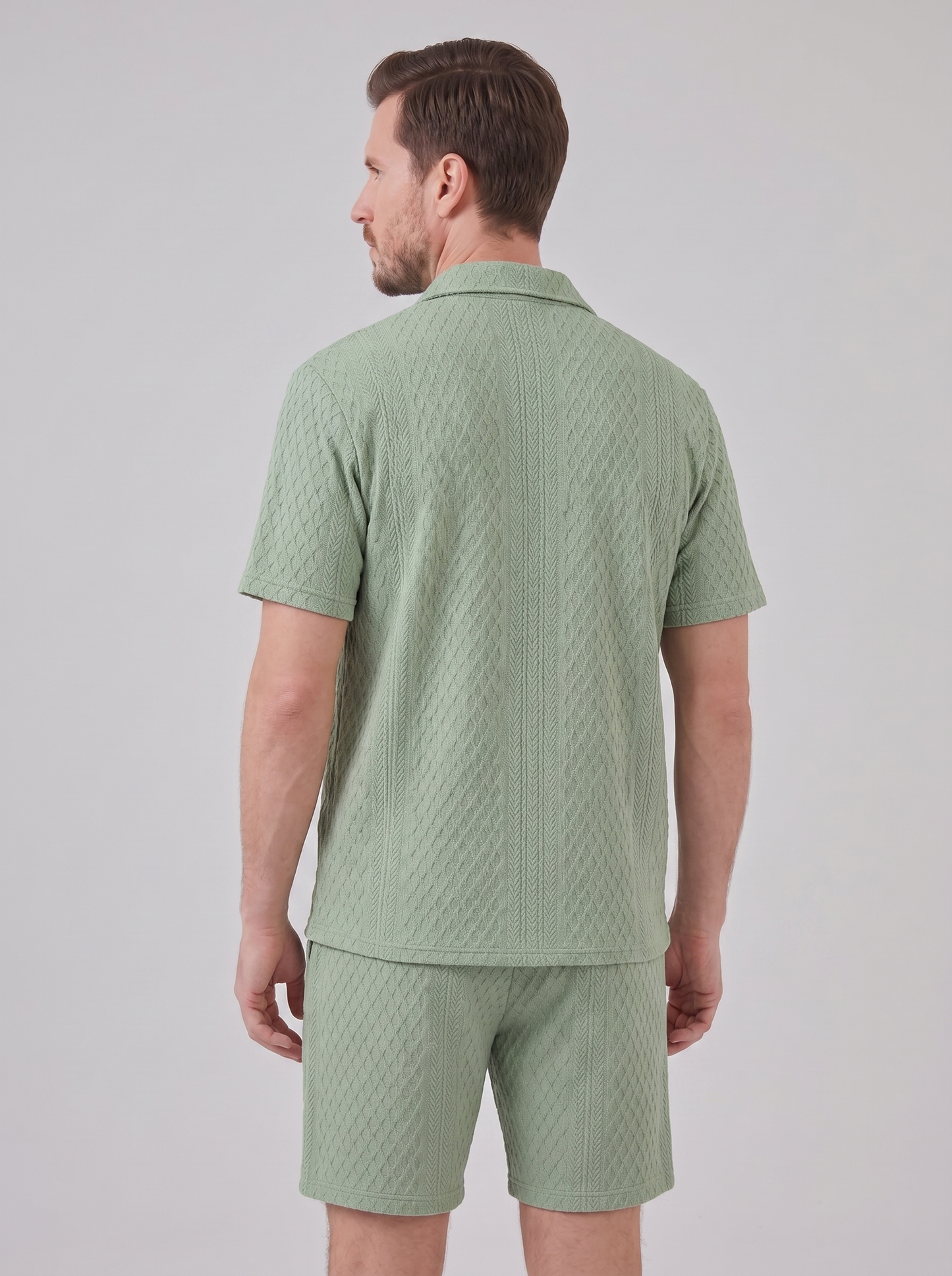 Men's Summer Waffle Outfit Set