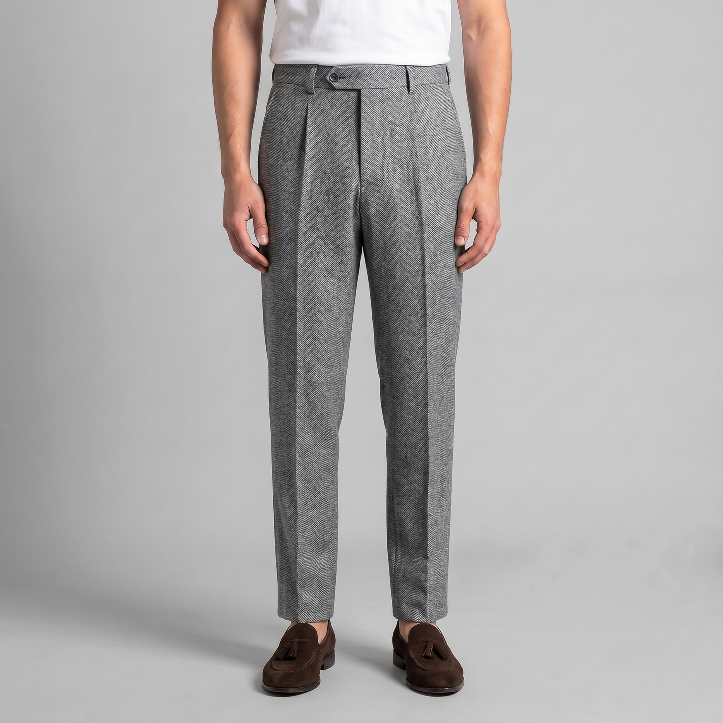 Men's Tailored Ankle-Length Trousers
