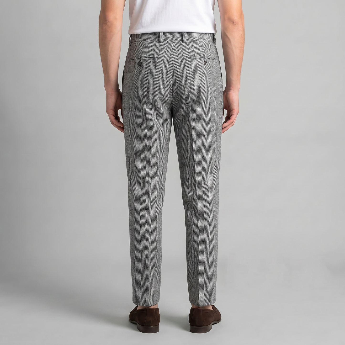 Men's Tailored Ankle-Length Trousers