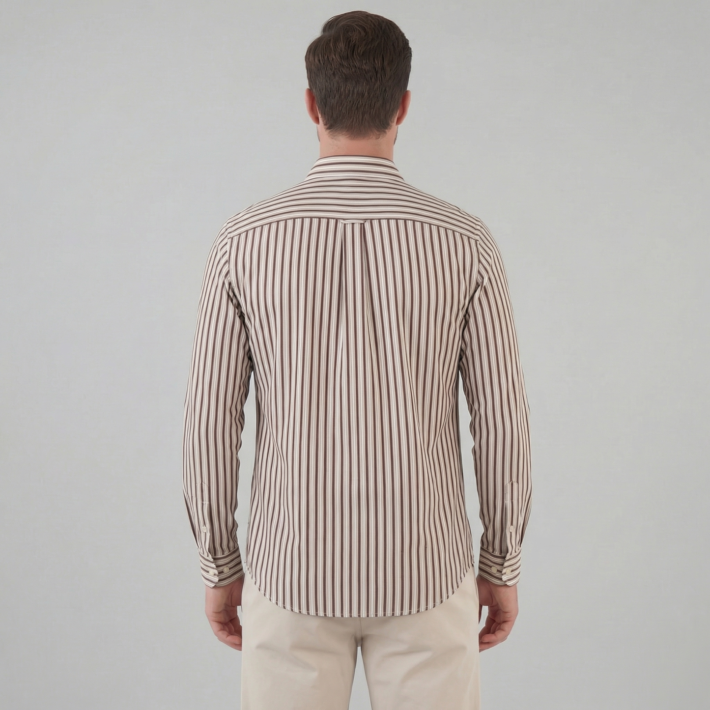 Men's Tailored Fit Striped Shirt