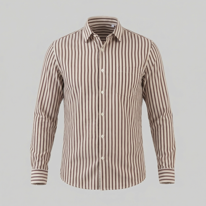 Men's Tailored Fit Striped Shirt