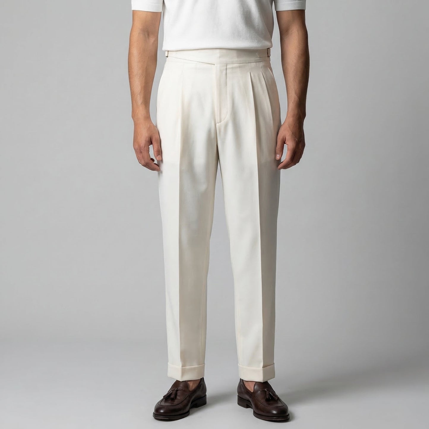 Men's Tailored fit Pleated Trousers