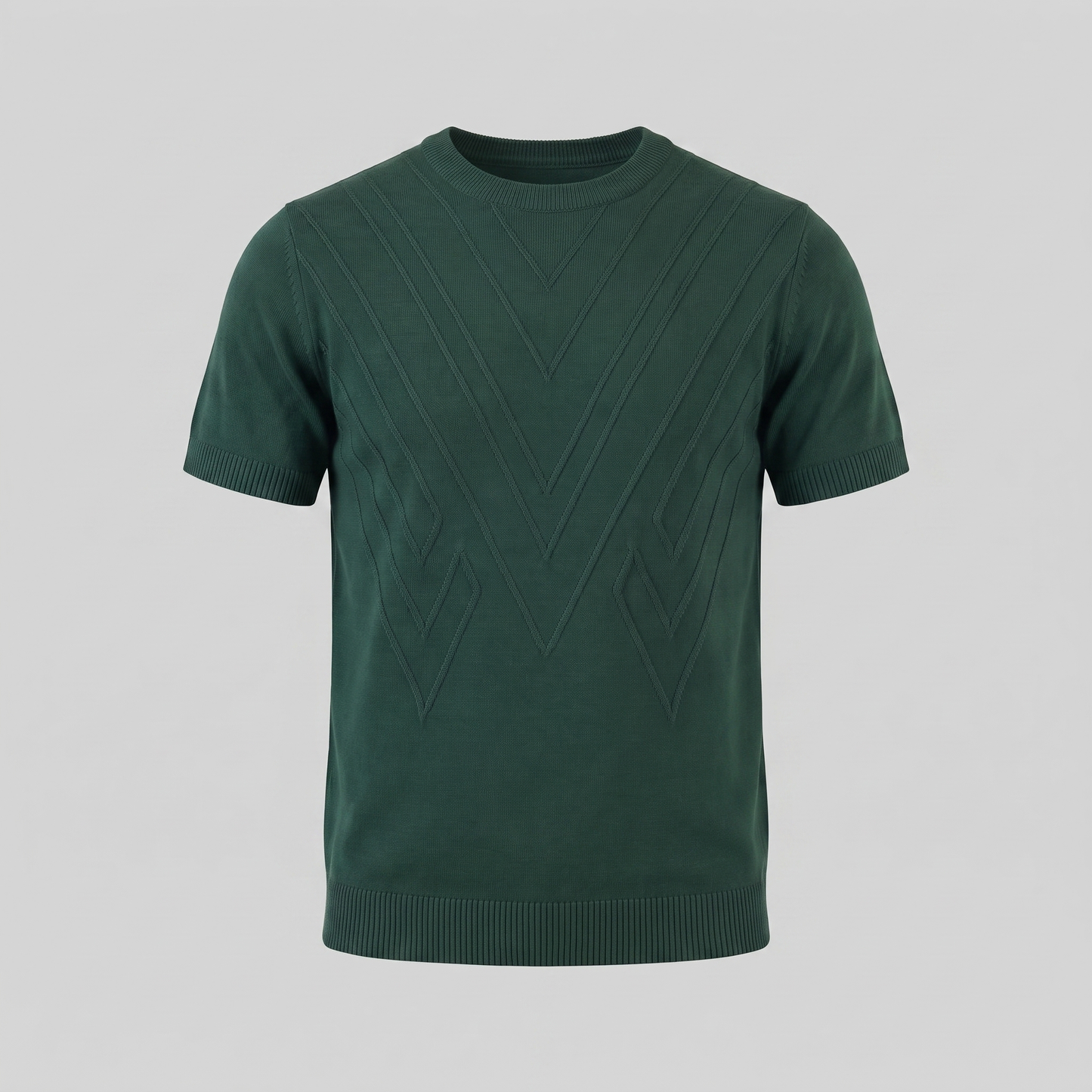 Men's Textured Knit T-Shirt