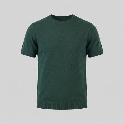 Men's Textured Knit T-Shirt