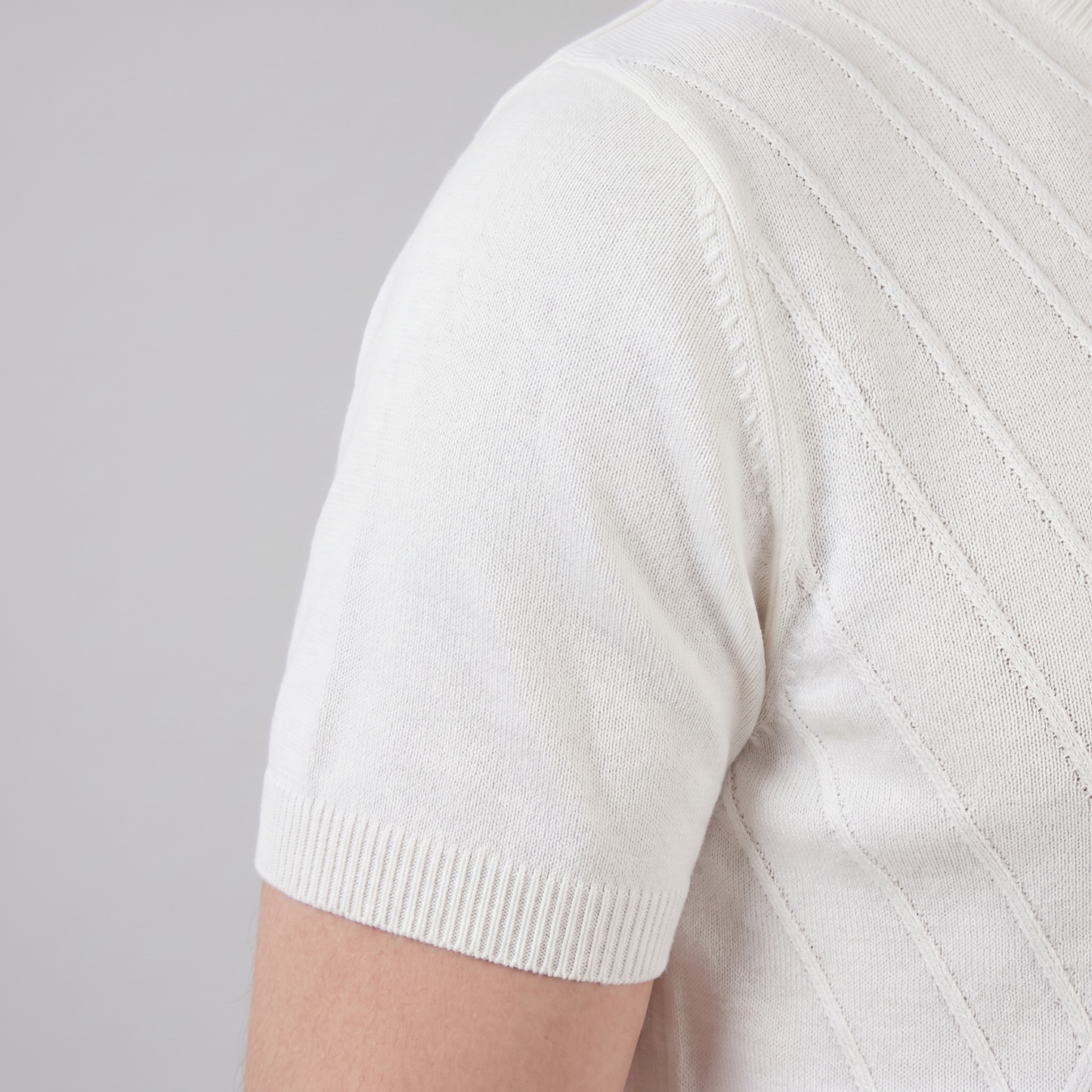 Men's Textured Knit T-Shirt