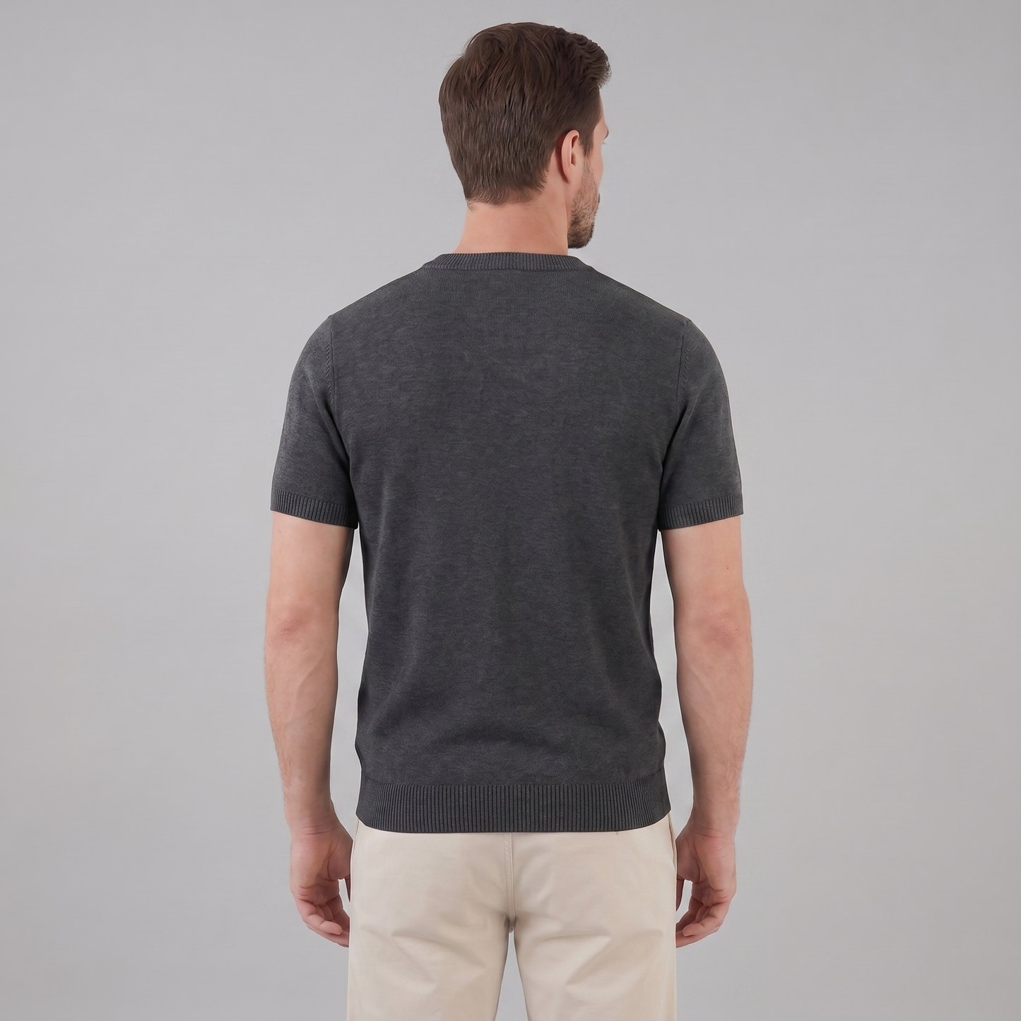 Men's Textured Knit T-Shirt