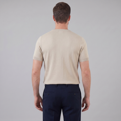 Men's Textured Knit T-Shirt