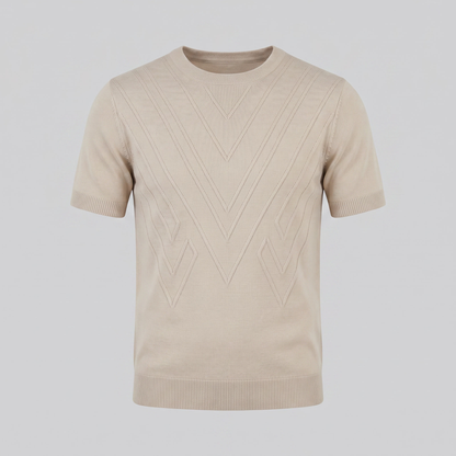 Men's Textured Knit T-Shirt