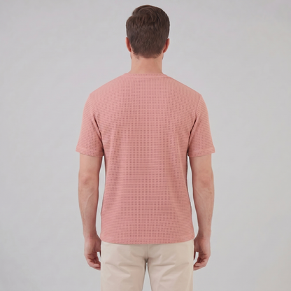 Men's Textured Short Sleeve Shirt