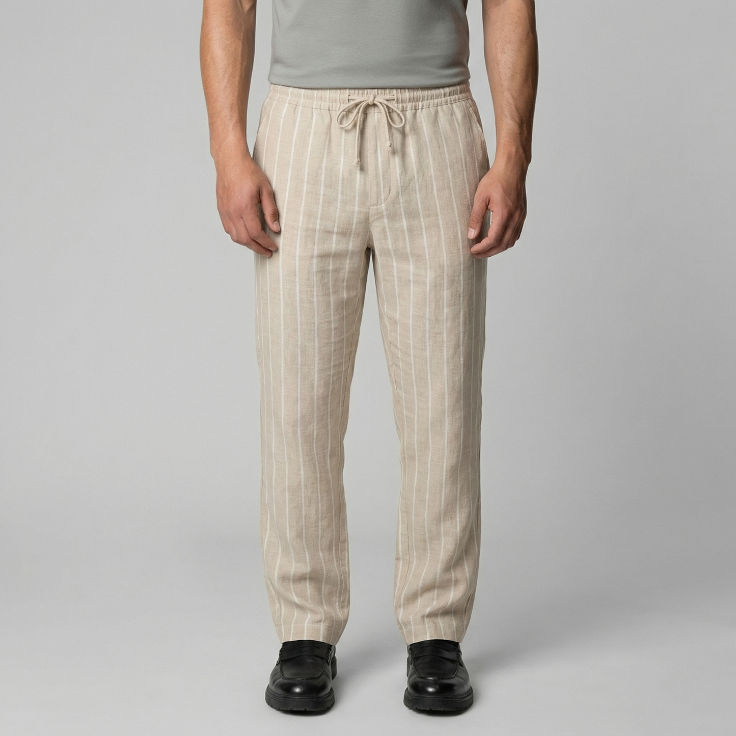 Men's Trousers with Drawstring Waist