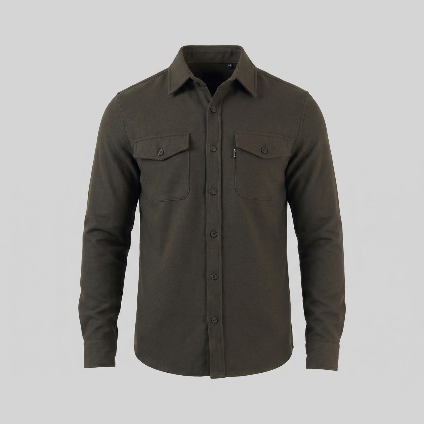 Men's Twin-Pocket Overshirt Slim Fit