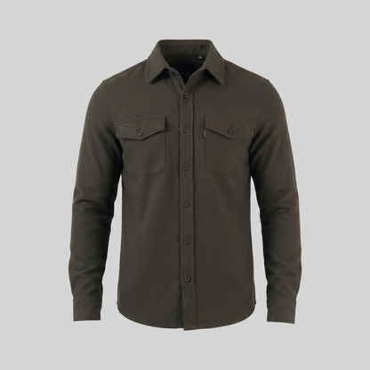 Men's Twin-Pocket Overshirt Slim Fit