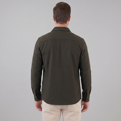 Men's Twin-Pocket Overshirt Slim Fit
