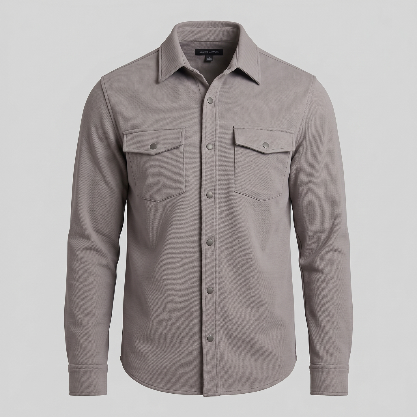 Men's Twin-Pocket Overshirt Slim Fit