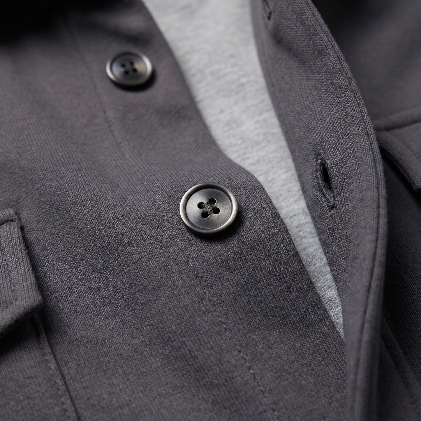 Men's Twin-Pocket Overshirt Slim Fit