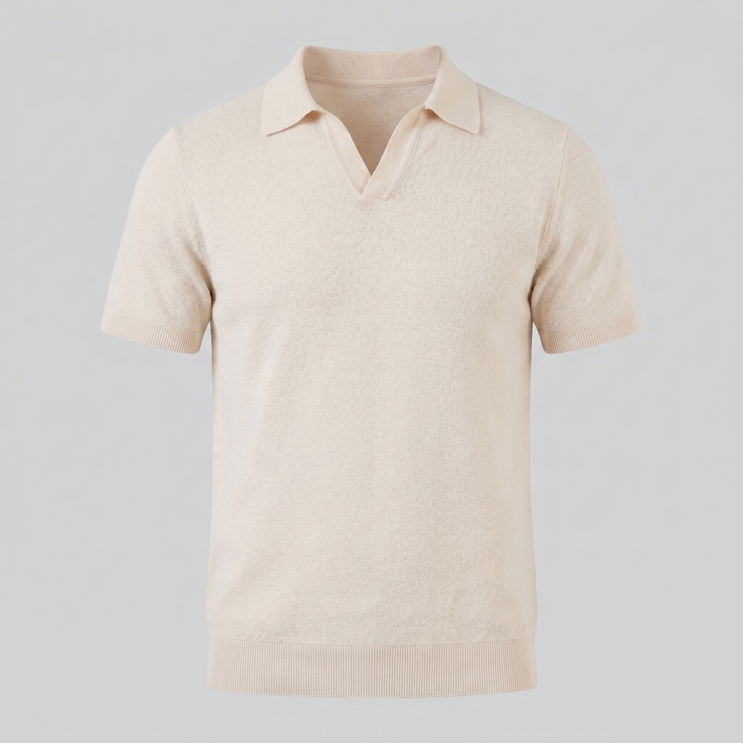 Men's V-Neck Summer Polo