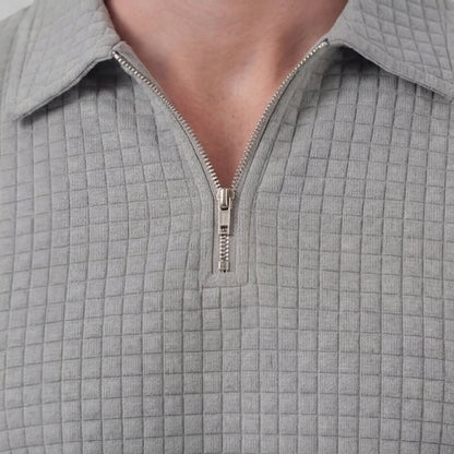 Men's Waffle Knit Short Outfit Summer Set