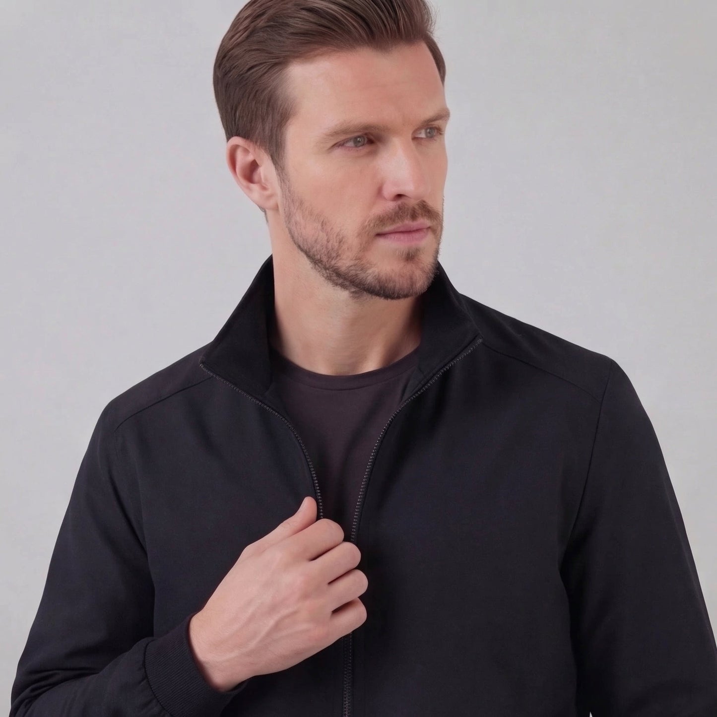 Men's Windproof High Collar Jacket