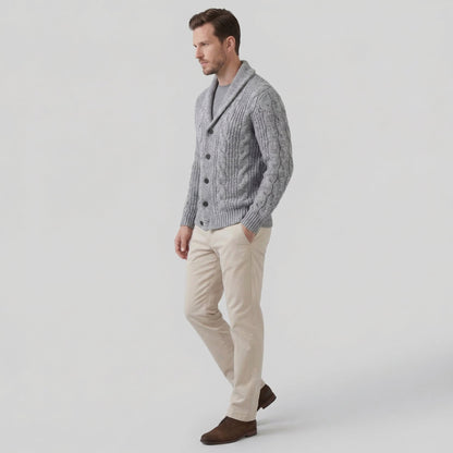 Men's Wool Knitted Cardigan