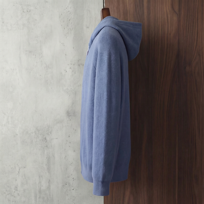 Men's Wool Zip Up Hoodie