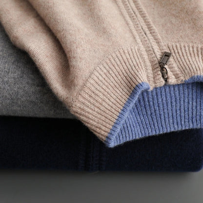 Men's Zip Sweater for Stylish Comfort