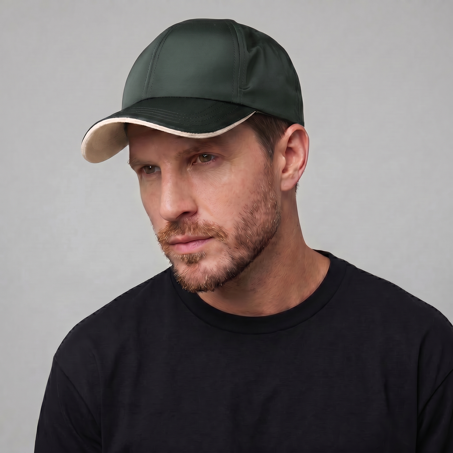 Elegant Two-Tone Cap