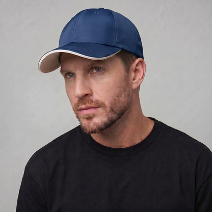 Elegant Two-Tone Cap