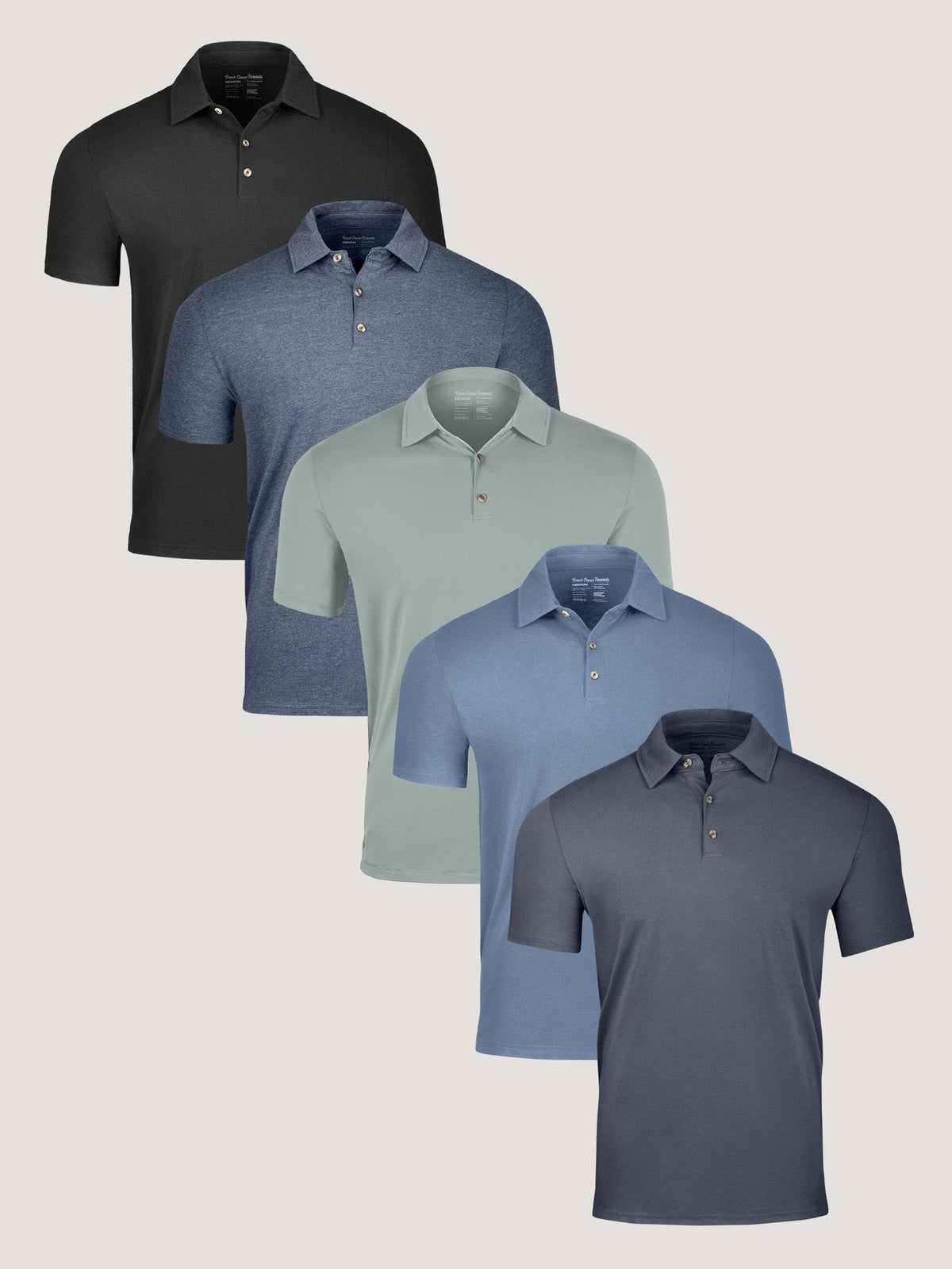 Kit 5 camisetas Masculinas Polos - Spring Essentials