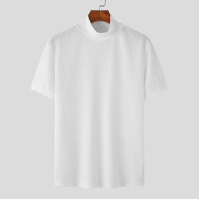 Camisa Masculina de Lã Casimira com Gola Alta