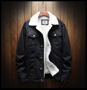 Jaqueta Jeans Masculina Forrada de Lã