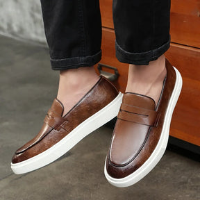Sapato Mocassim Loafer Masculino de Couro Italy