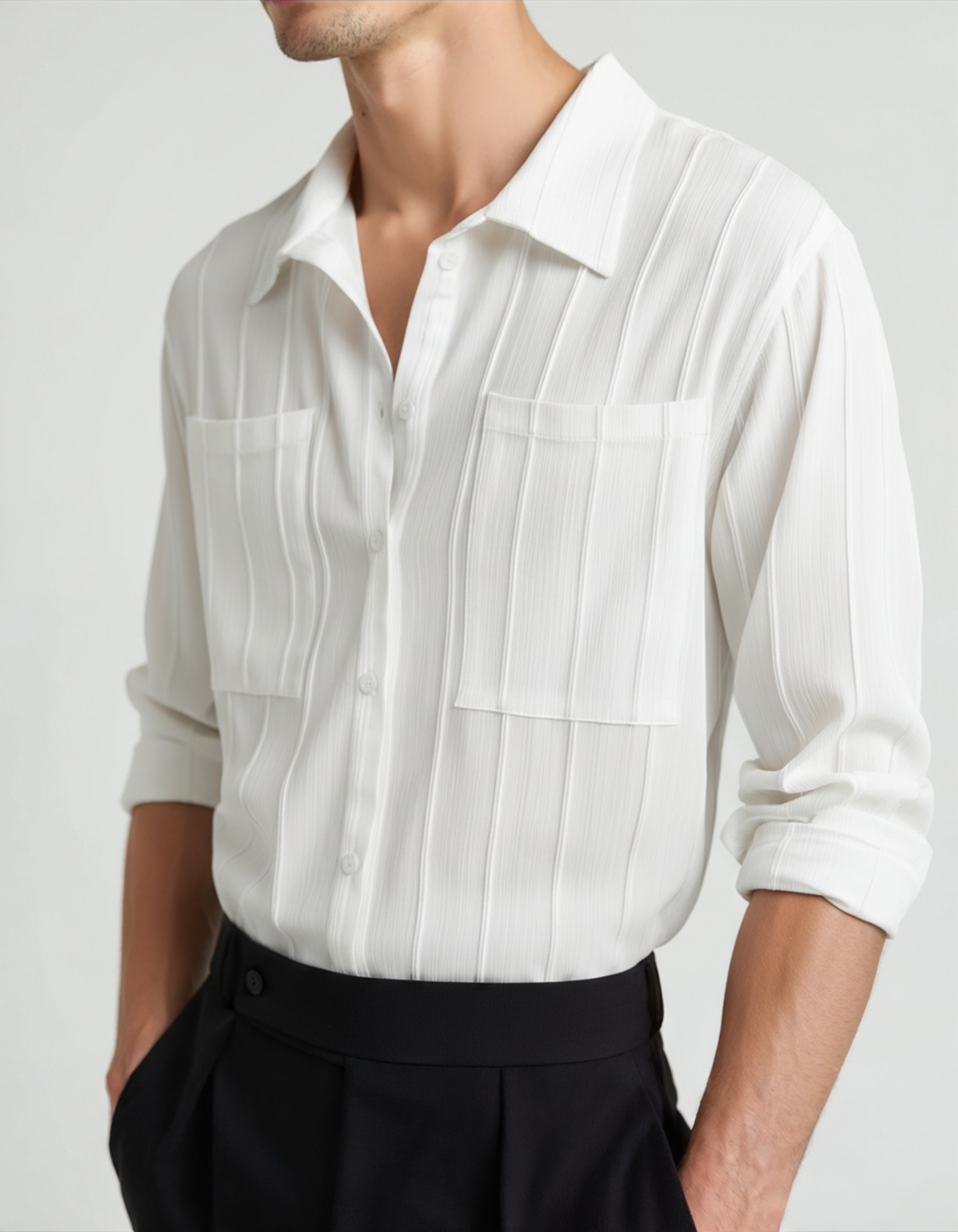 Wearing St Tropez Ribbed Shirt